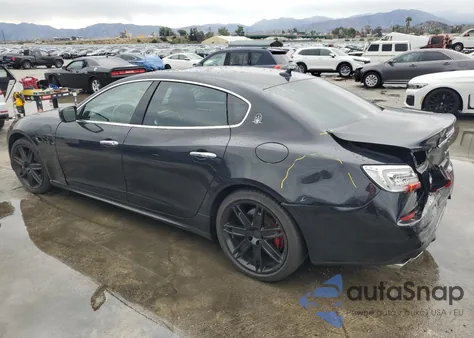 2014 Maserati Quattroporte S z USA, uszkodzony, nr VIN ZAM56RRA6E1089719